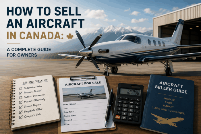 How to Sell an Aircraft in Canada: A Complete Guide for Owners