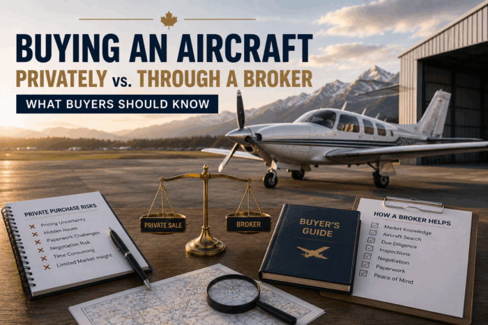 Buying an Aircraft Privately vs. Through a Broker | What Buyers Should Know