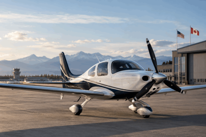 import aircraft to Canada